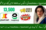 BISP To Pay Directly Via EasyPaisa & JazzCash