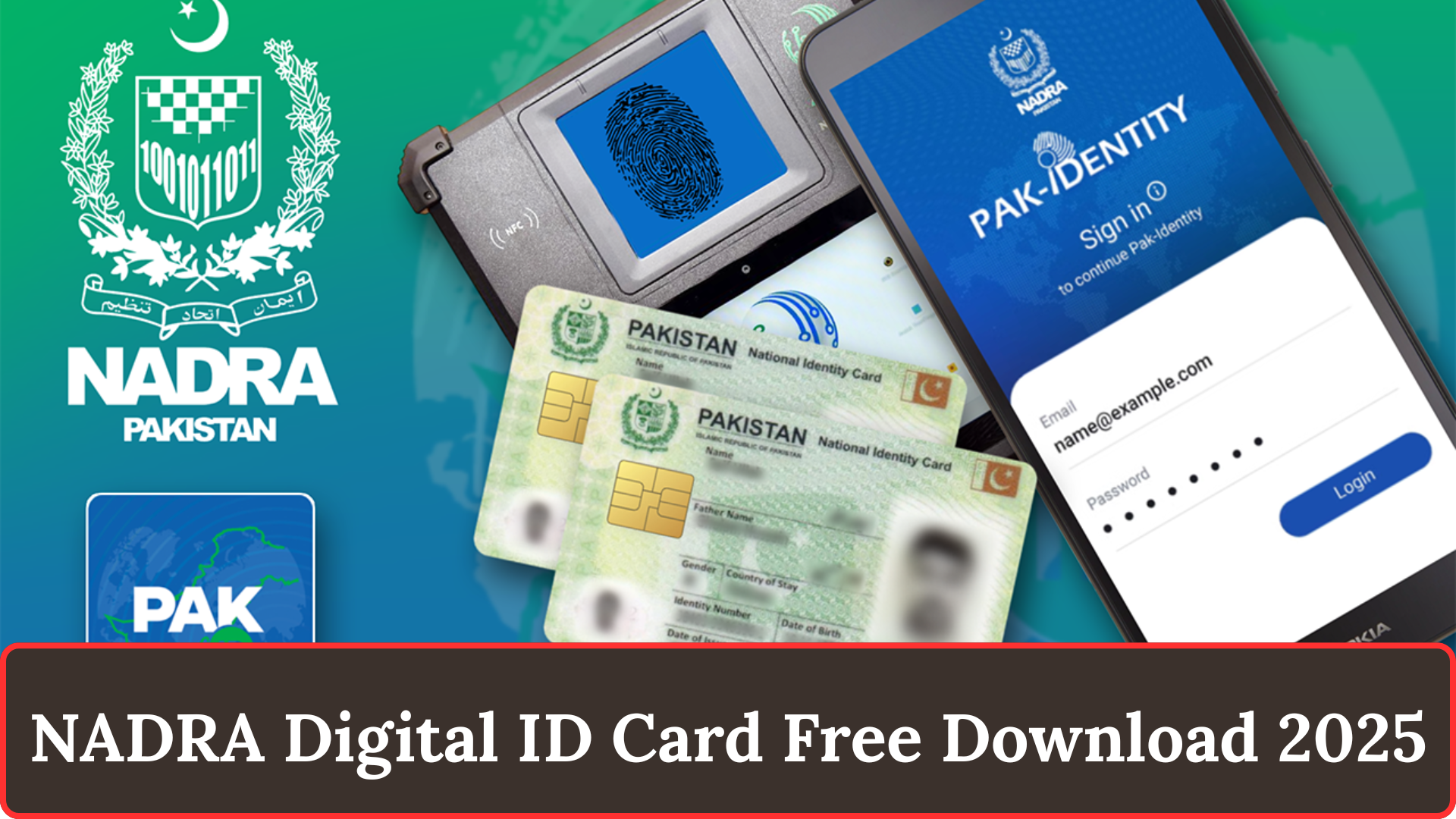 NADRA Digital ID Card Free Download 2025