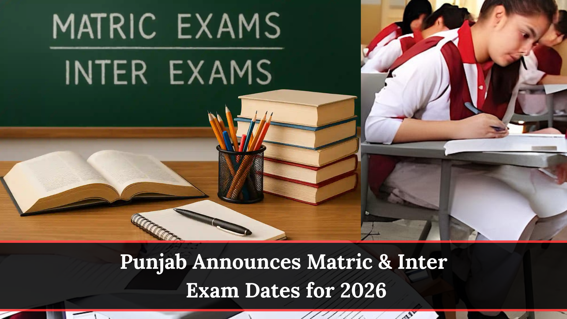 Punjab Announces Matric &amp; Inter Exam Dates for 2026