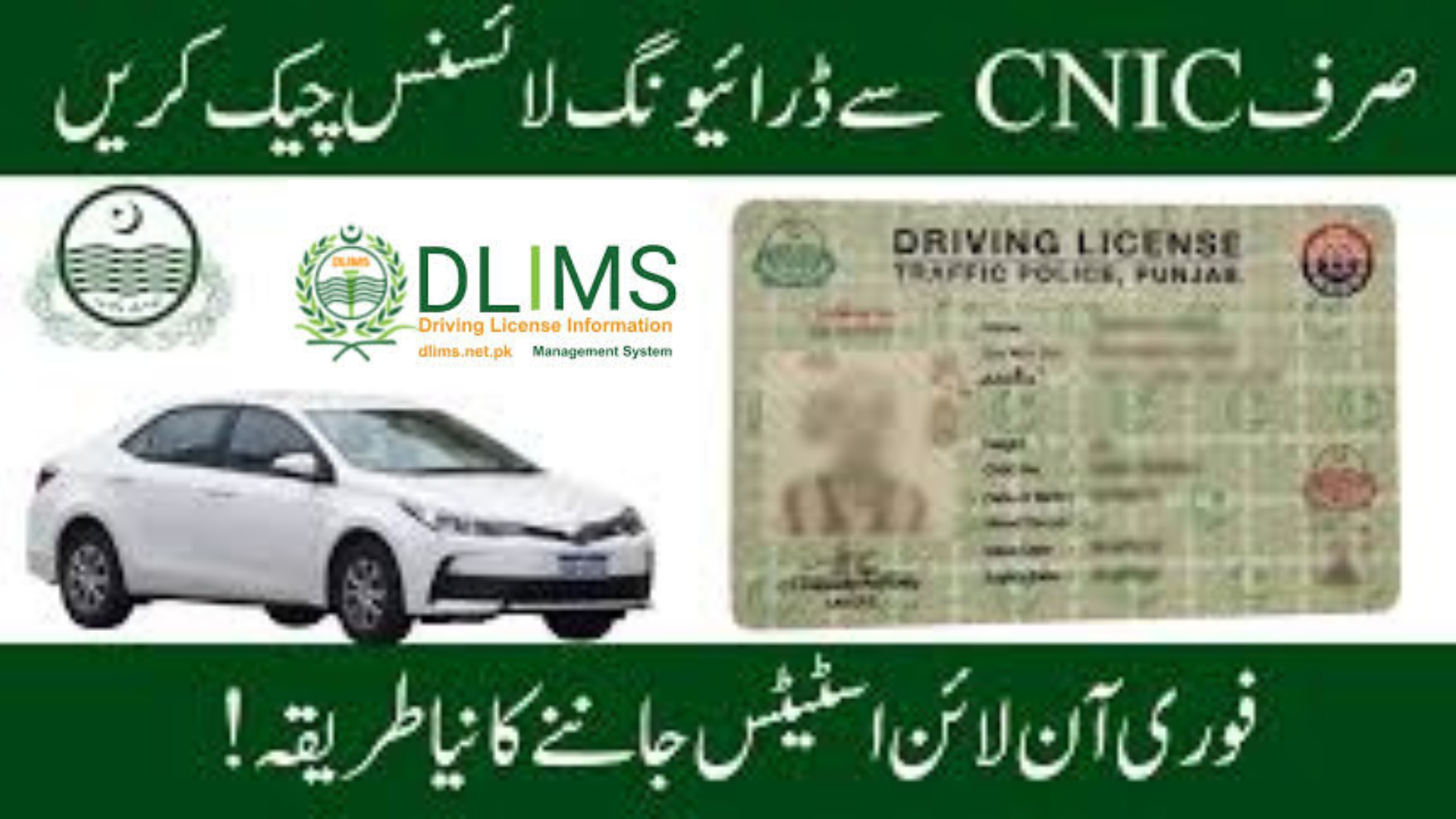 How To Check Online Driving License By CNIC