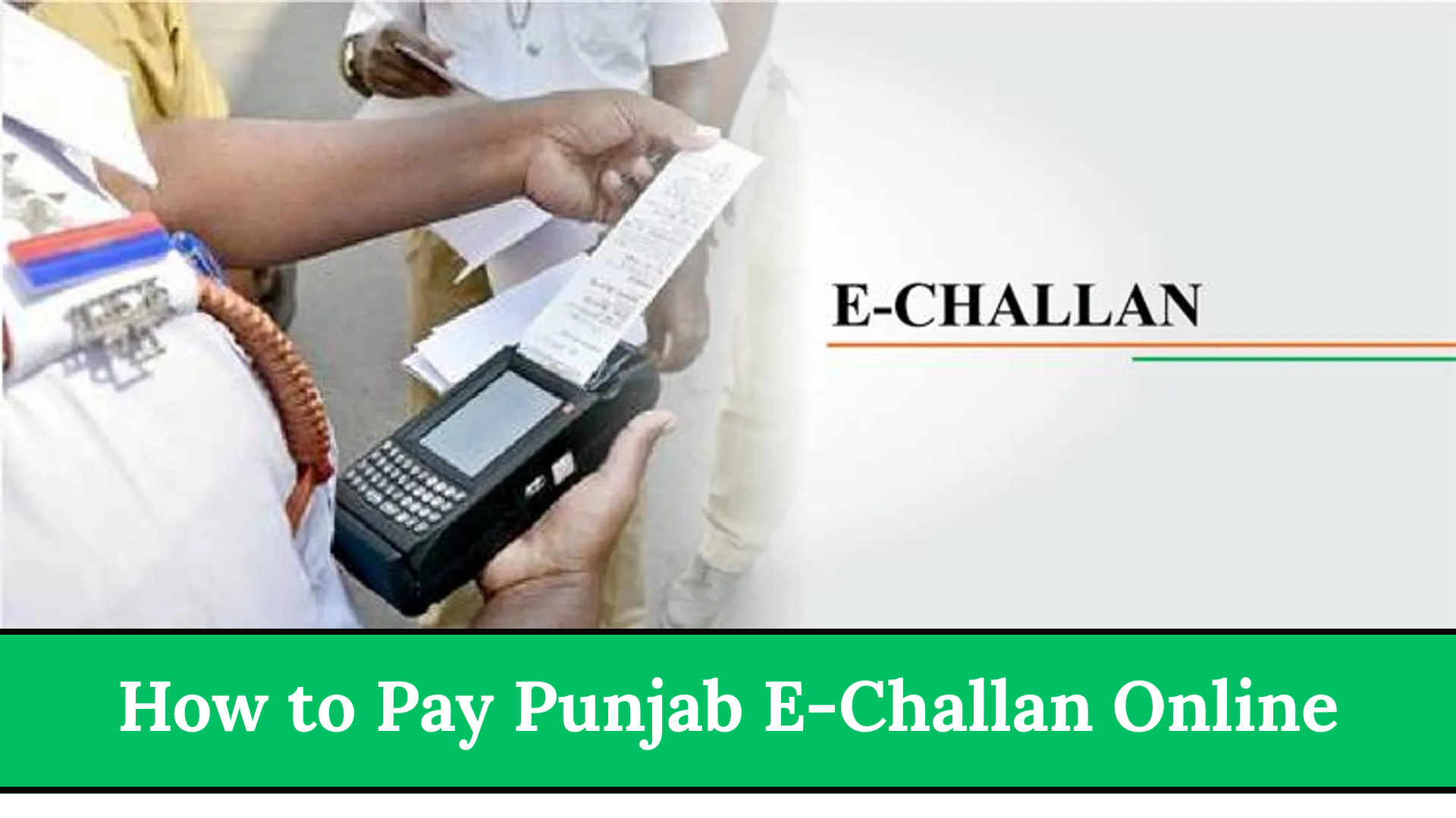 How to Pay Punjab E-Challan Online