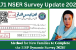 Method for New Families to Complete the BISP Dynamic Survey 2026?